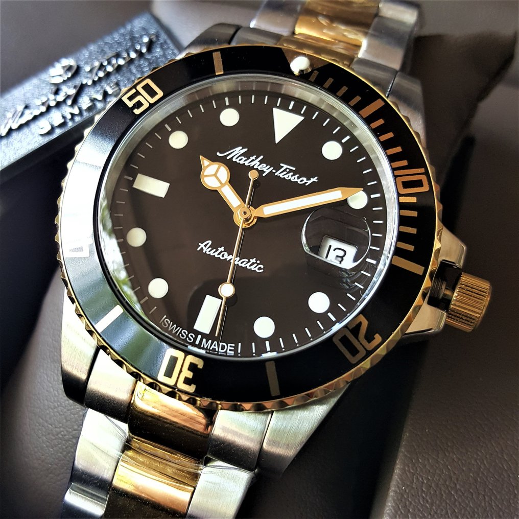 Mathey-Tissot - Swiss Automatic - Diver - Gold - New - Nincs minimálár - Férfi - 2025 #2.1