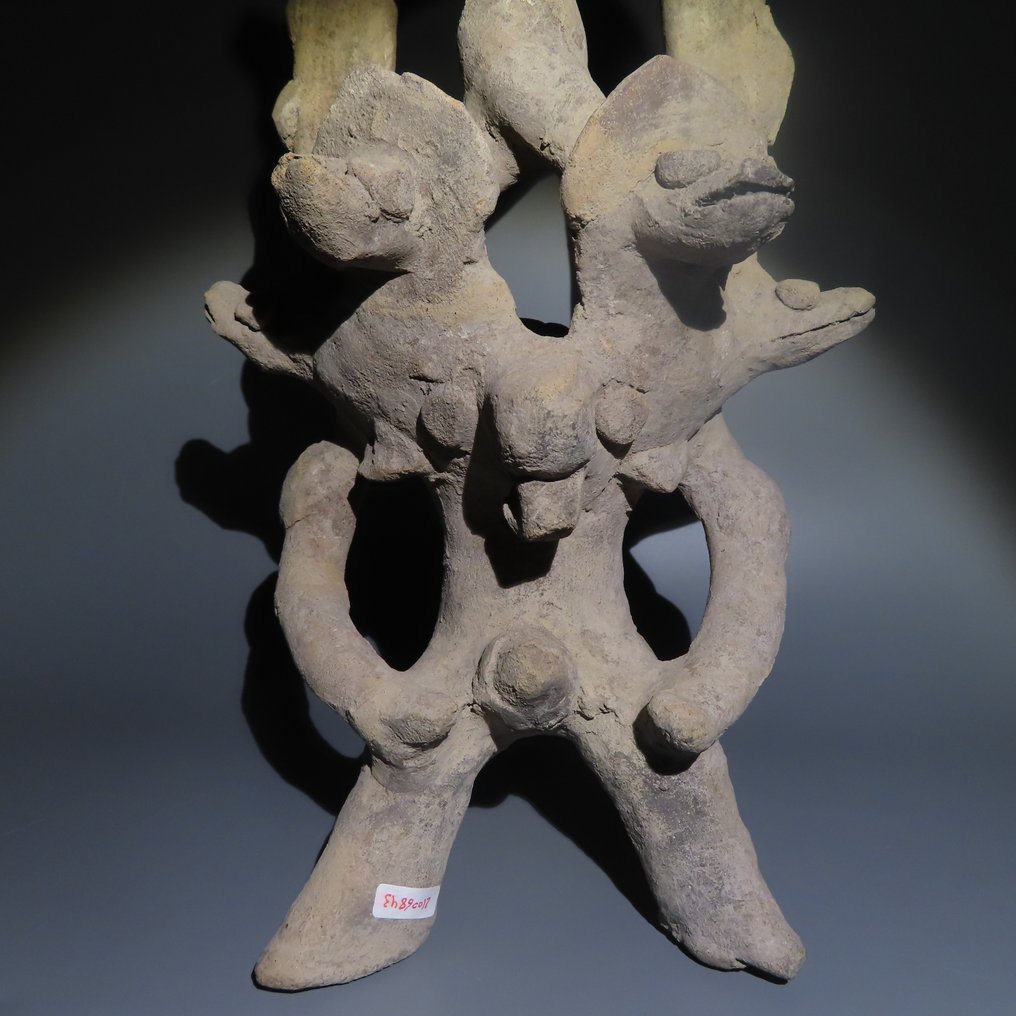 Guanacaste, Nicoya, Costa Rica TeracotÄƒ Cădelnița Tlaloc. 300 î.Hr. - 300 d.Hr. 34 cm H. Licență de export spaniolă. #1.2