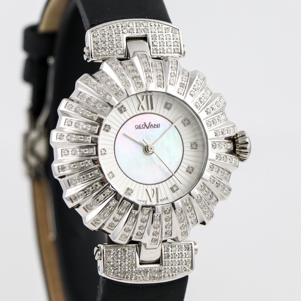 GEOVANI - Swiss Diamond Watch - GOL523-SL-D-7 - Ingen reservasjonspris - Dame - 2020+  #1.0