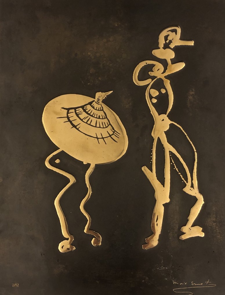 Max Ernst (1891-1976) - Relief en bronze VIII #1.2
