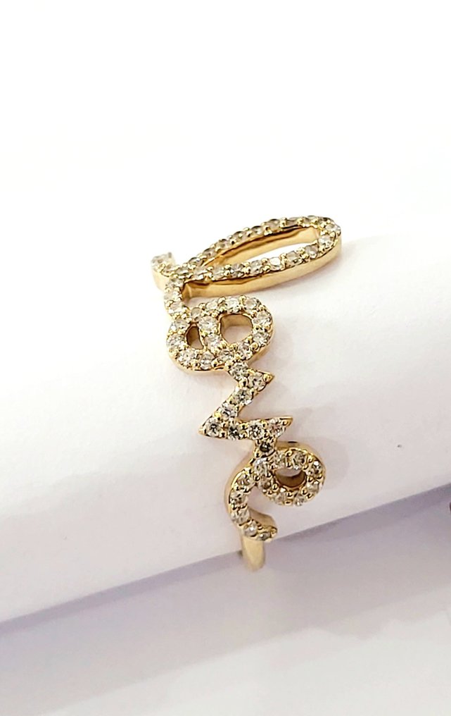 Sydney Evan - 戒指 - 14 克拉 黃金 - 0.62ct. tw. 鉆石 (天然) #1.0