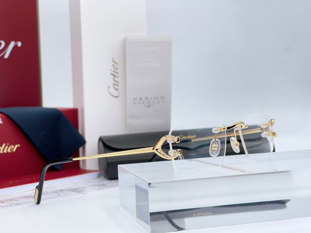 Cartier - New Piccadilly Gold Planted 18k - Eyeglasses #3.1
