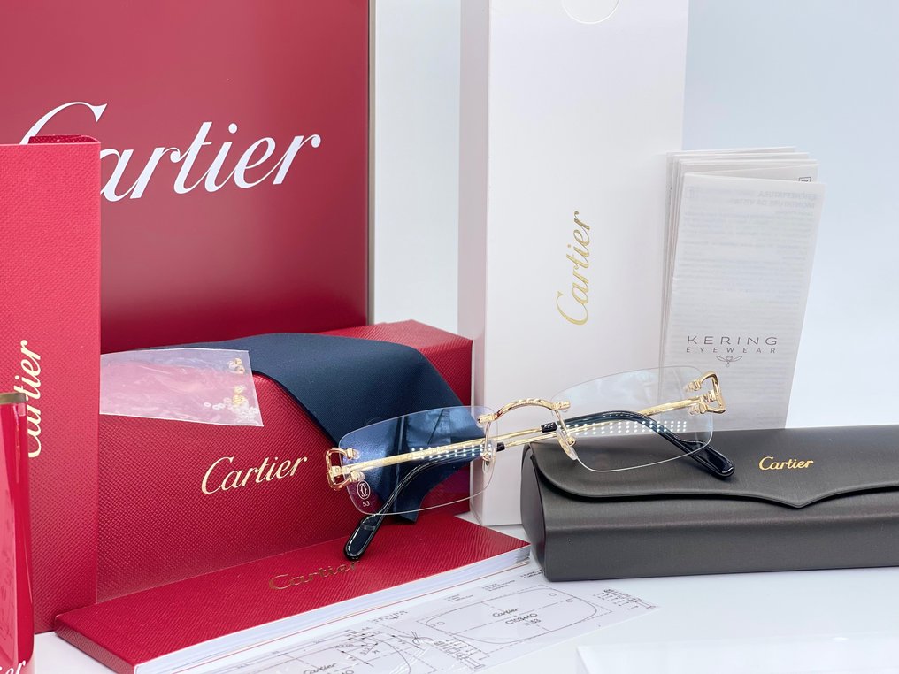 Cartier - New Piccadilly Gold Planted 18k - Occhiali da vista #3.2