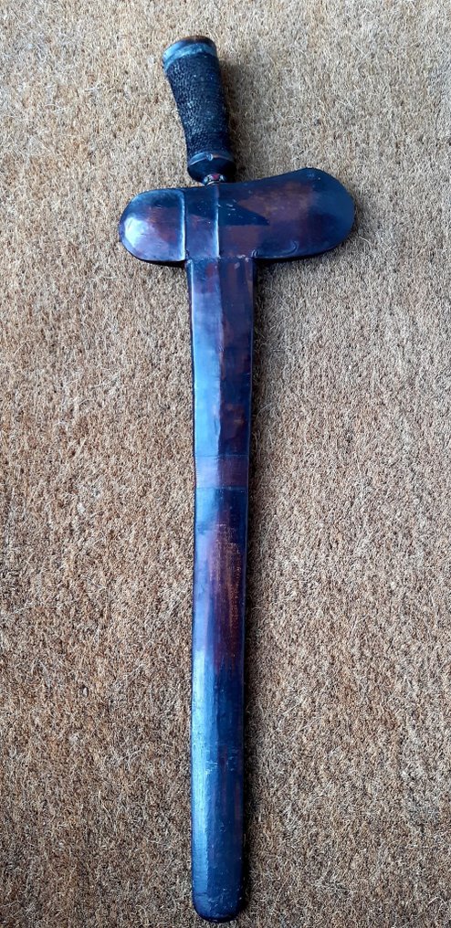 波壮刃短剑/马来短剑 (1) - 大马士革钢/铁 - 巴厘岛，印度尼西亚  #2.1
