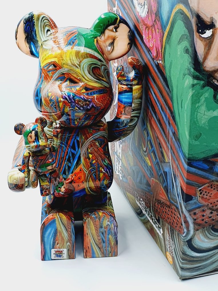 Medicom Toy x Kazuo Umezz - Be@rbrick  The Great Art Exhibition by  Kazuo Umezu 400%  100% 2021 #2.1