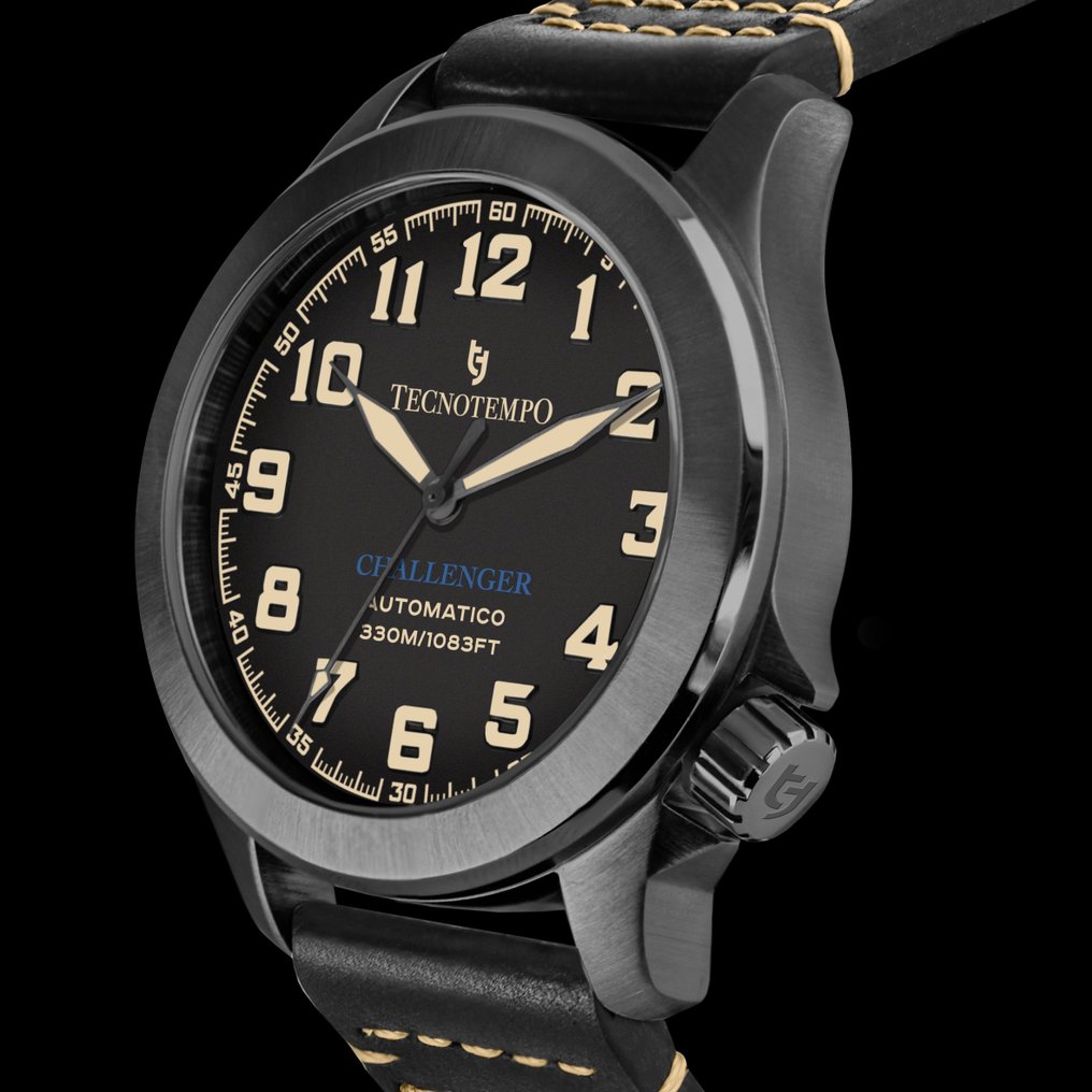 Tecnotempo - Automatic "Challenger" All Black - Limited Edition - TT.330.ACHB - Män - 2020+ #1.0