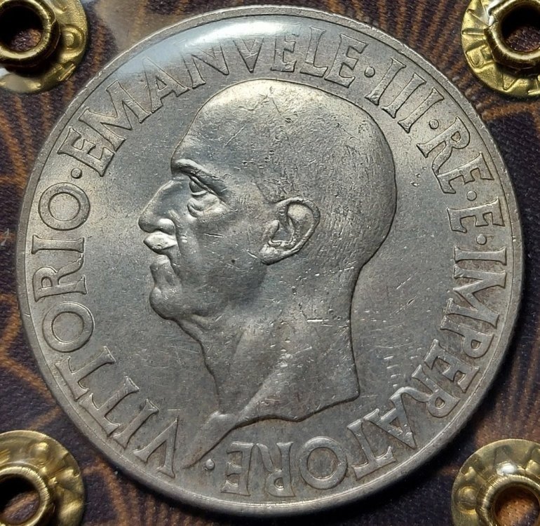 Italia, Reino Vittorio Emanuele III. 20 Lire 1936 "Impero" #3.2