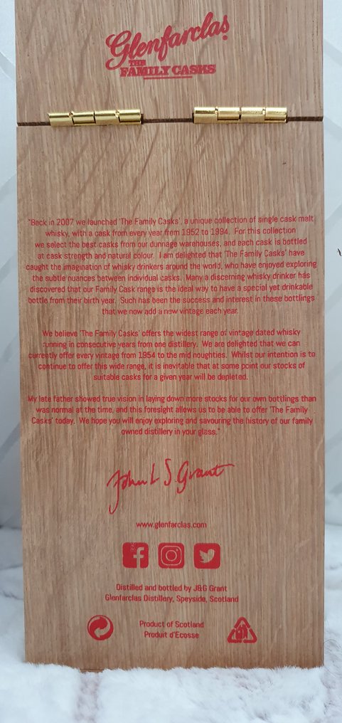 Glenfarclas 1990 Van Wees 100th Anniversary - One of 219  - b. 2021  - 70 cl #4.3