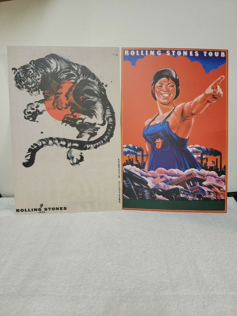 The Rolling Stones - 无过滤巡演美国2021 - 抛毯 + 彩色石版画书 + VIP 通行证 + 证件绳 - 2021 #4.3