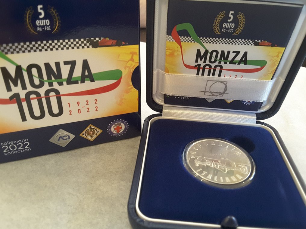 Ιταλία. 5 Euro 2022 "100 Anniversario Autodromo Nazionale di Monza" (χωρίς τιμή ασφαλείας) #2.1