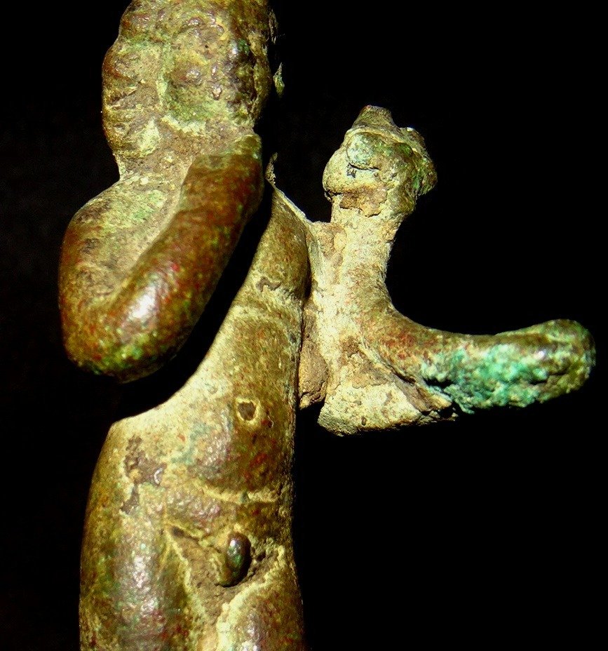 Égypte ancienne - Harpocrate tenant une corne d'abondance - période ptolémaïque #4.3