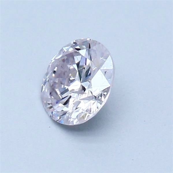 1 pcs Diamante - 0.46 ct - Redondo - Rosa claro - I1 #3.2