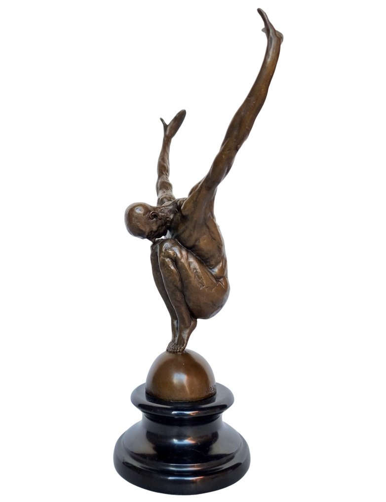 Φιγούρα - Atleet - gespierde man - Μπρούντζος, Μάρμαρο #4.3