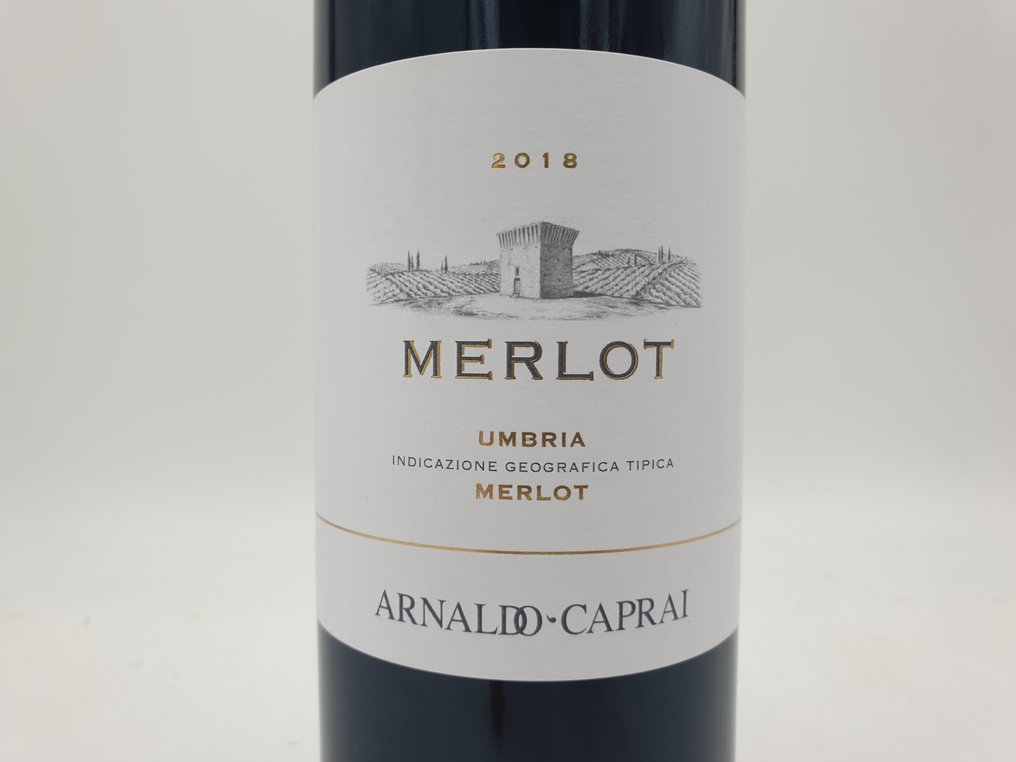 2018 Caprai, Merlot - Umbrien - 6 Flaska (0,75 l) #4.3