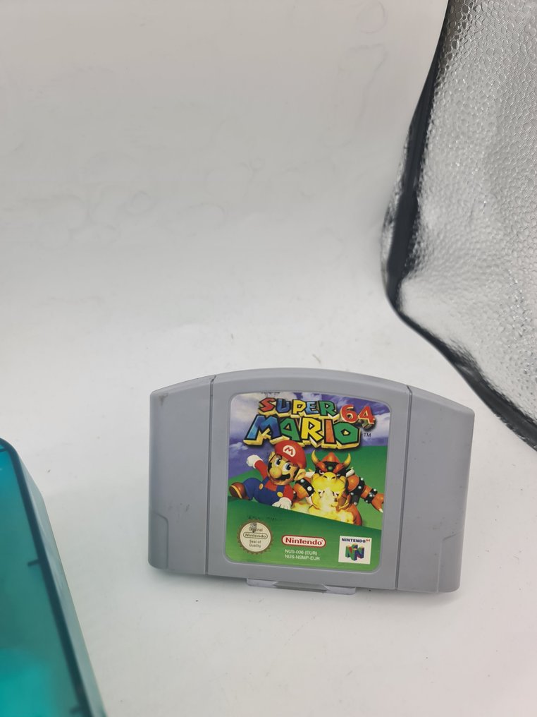 Nintendo - Nintendo 64 - N64 - Funtastic - Ice Blue Console - Mario 64 Pak- Limited Edition - Video game console + games #3.2