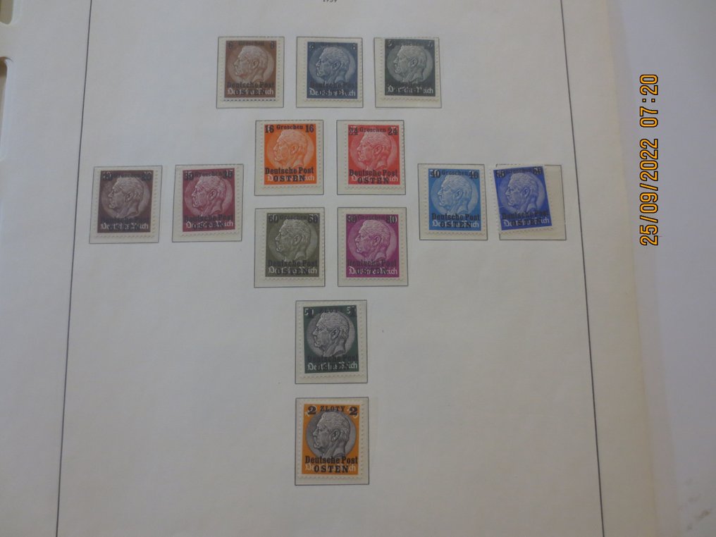 Governatorato generale 1939/1945 Collezione GG Governatorato Generale