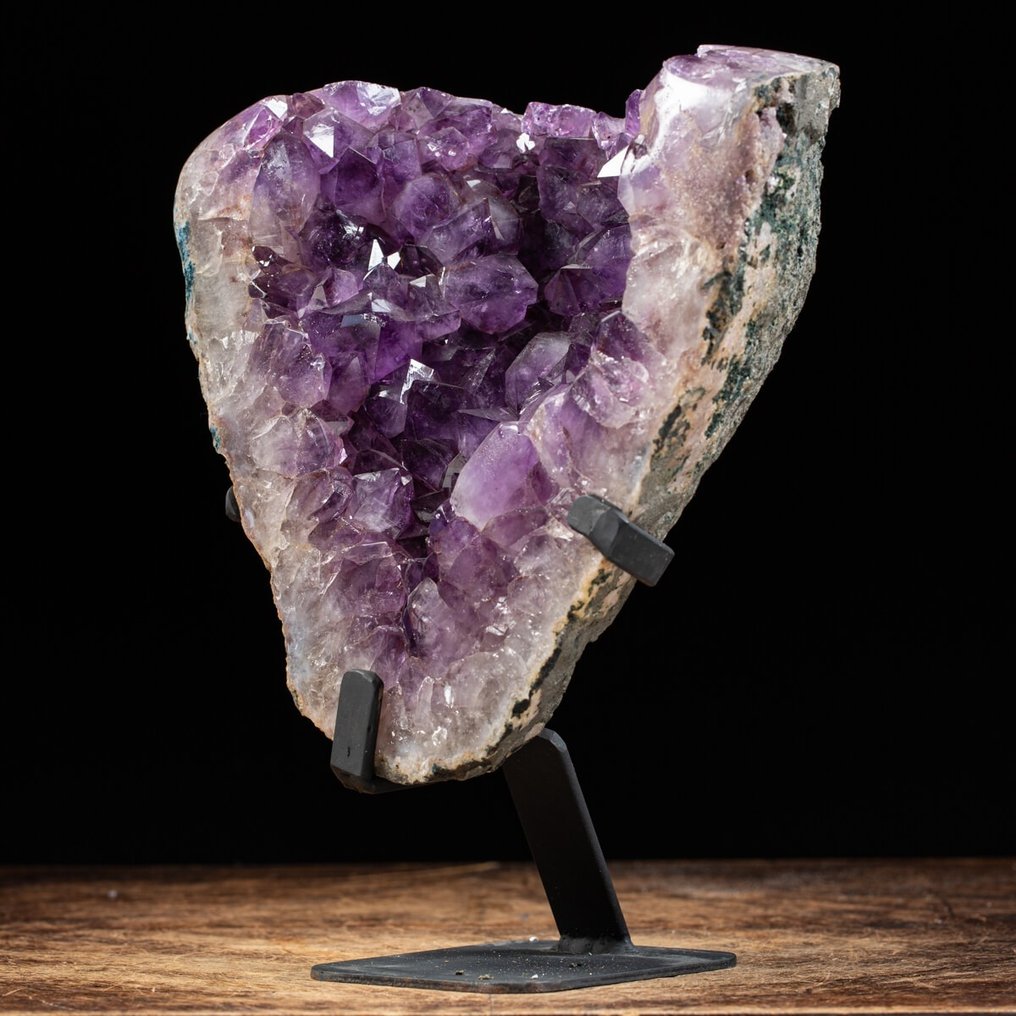Top Quality Dark Purple Amethyst - Very Large Crystals Druzy on Base - Height: 280 mm - Width: 230 mm- 5420 g #1.2