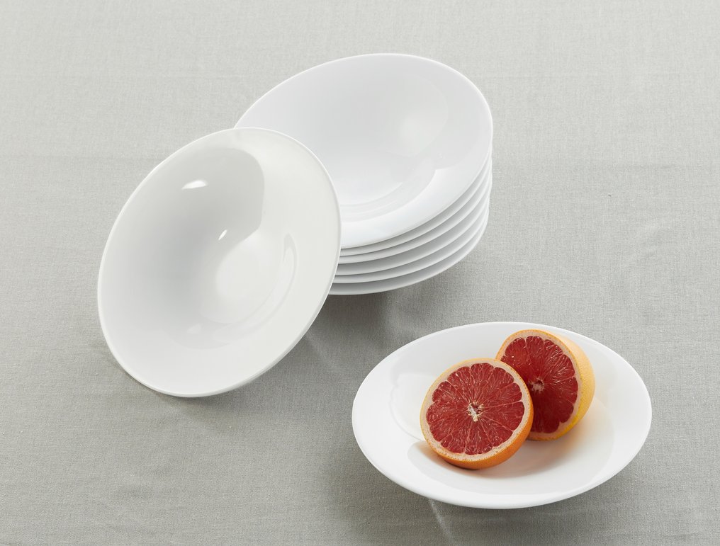 Alessi - Toyo Ito - 盘子 (16) - Dinner Plates & Bowls - ''KU'' - 白瓷 #3.2