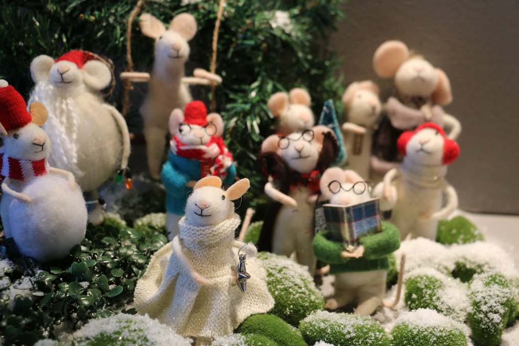 Stichting Epric, 10 kerstmuizen gemaakt door dagbestedingsplek - Figure (10) - hardcore fleece #4.3