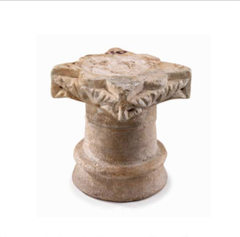 Okres bizantyjski Marmur Kolumna - 18.5×0×0 cm #1.2