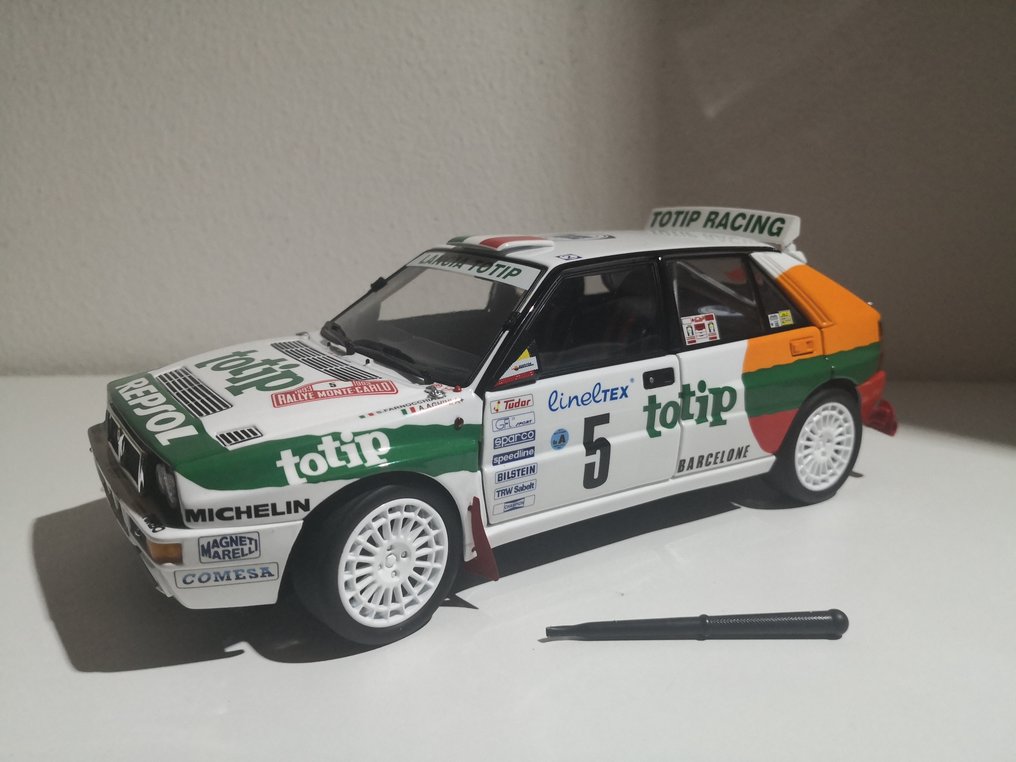Kyosho 1:18 - 模型跑车 - Lancia Delta HF Integrale Gr.A Montecarlo 1993 Aghini-Farnocchia - KY08348F #1.0
