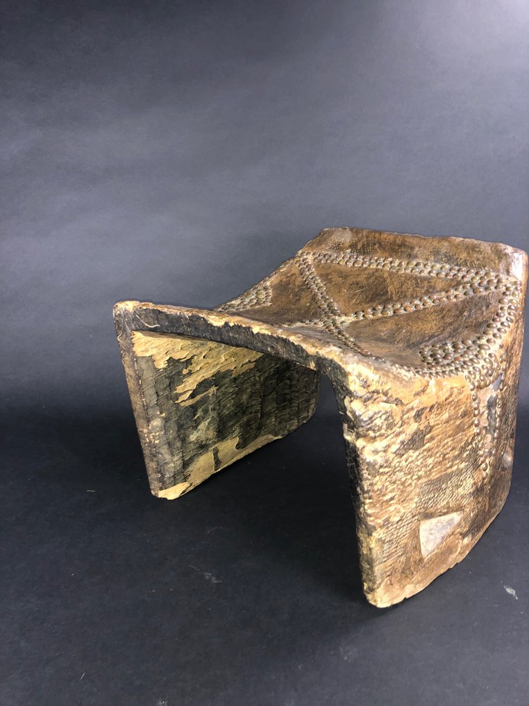 Ngombe - Stol - Trä, Mässing #3.2