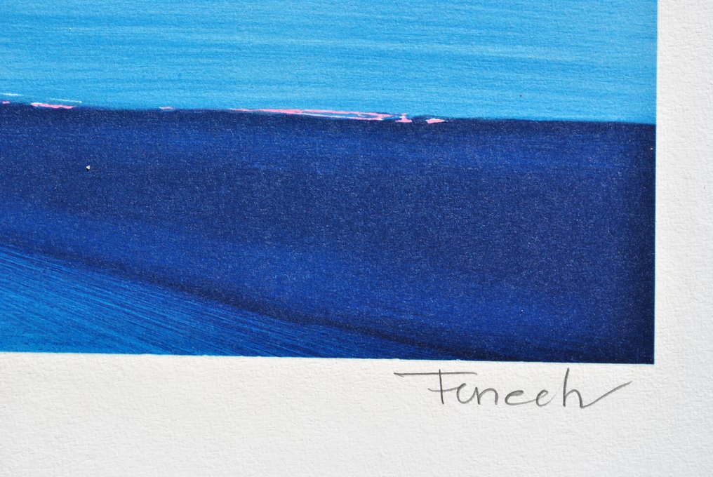 Serge Fenech (1951) - Bouquet fleuri face à la mer #2.1