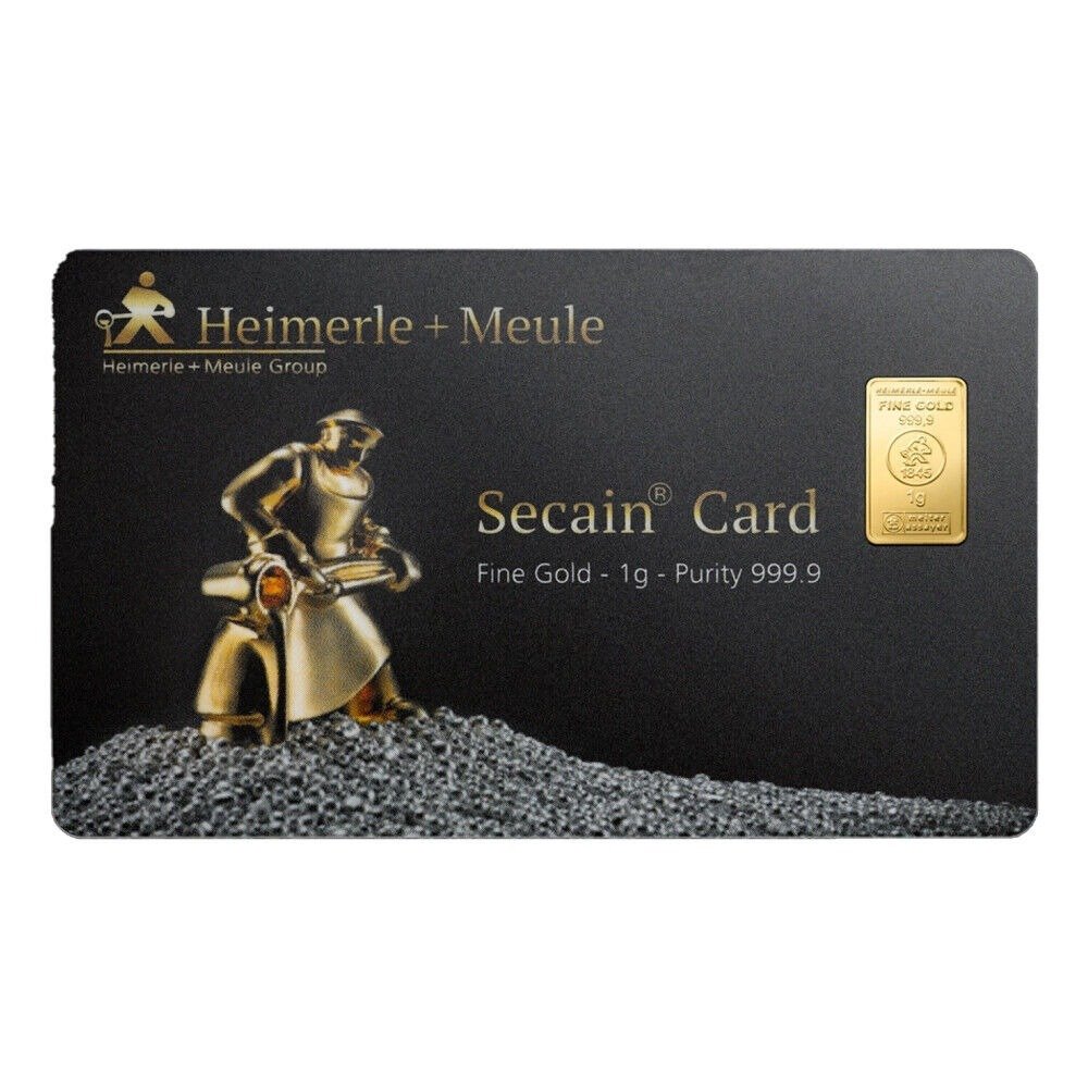 1 grama - Ouro - Heimerle + Meule  - Secain  (Sem preço de reserva) #2.1