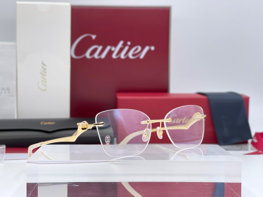 Cartier - Panthere Gold Planted 18k - Γυαλιά #2.1