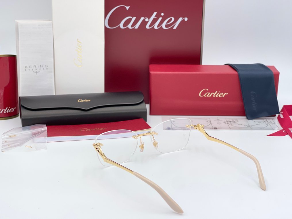 Cartier - Panthere Gold Planted 18k - Okulary #3.2