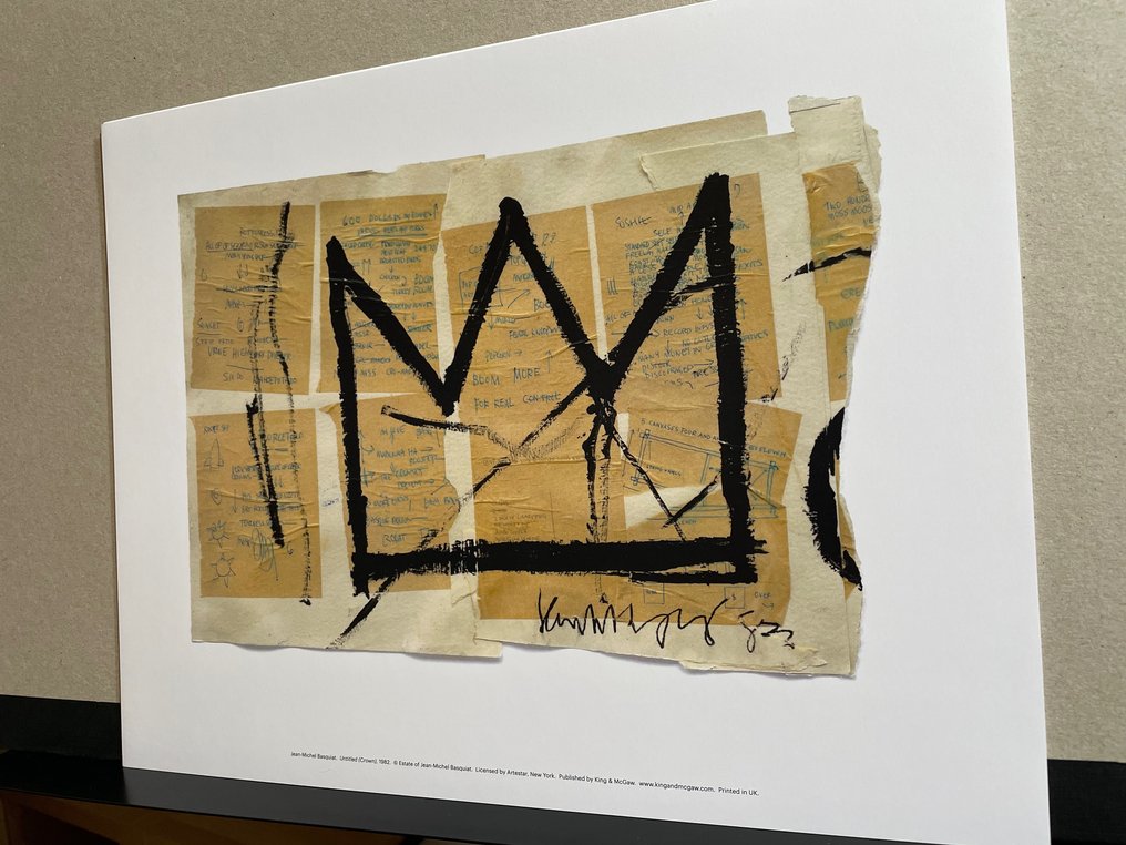 Jean Michel Basquiat (1960-1988) - Untitled (crown) (1982) #2.1