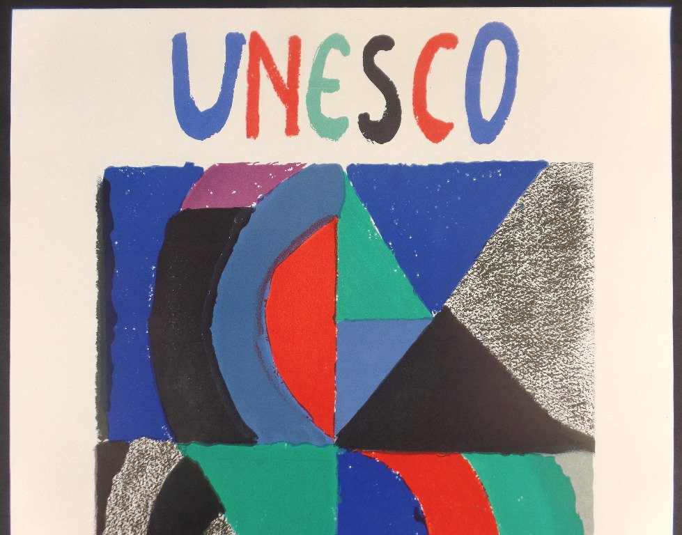 after Sonia Delaunay - International woman's day, UNESCO-1975 #1.2