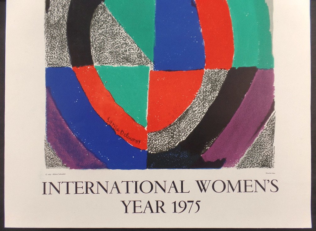 after Sonia Delaunay - International woman's day, UNESCO-1975 #1.3