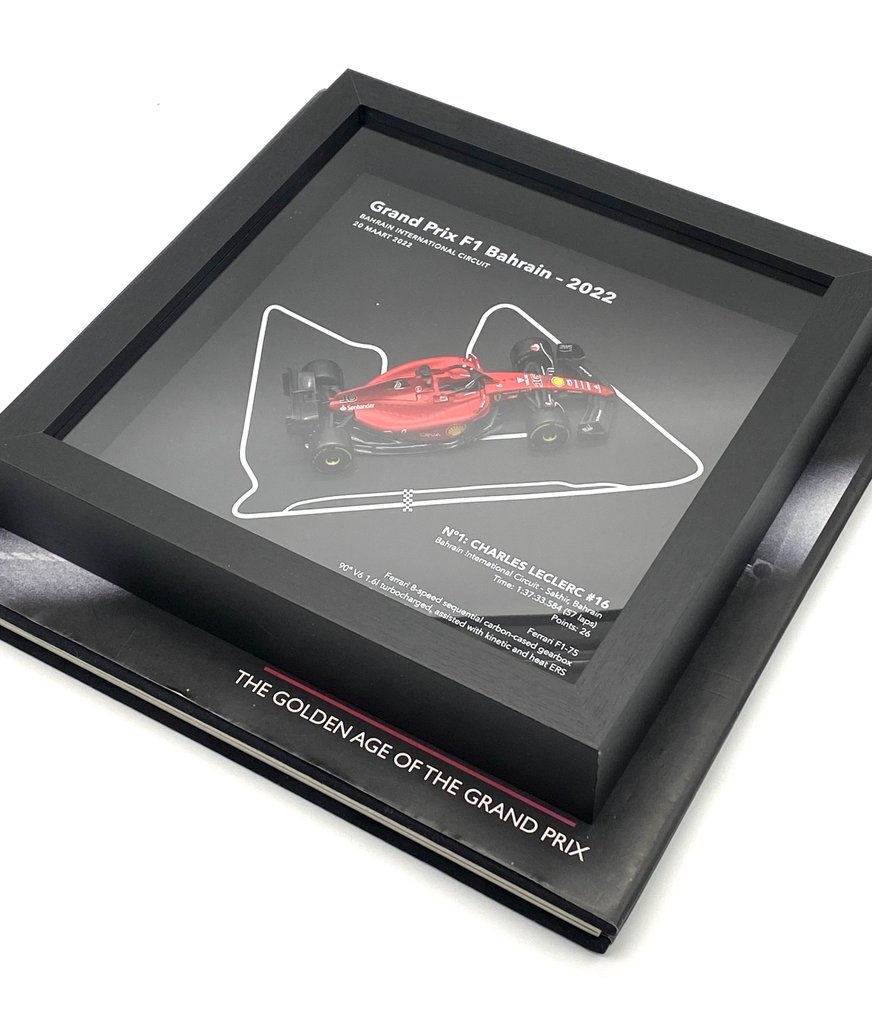 Artwork - Ferrari - Charles Leclerc - GP F1 Bahrain 2022 - Bahrain International Circuit, Sakhir Ferrari F1-75 #1.0