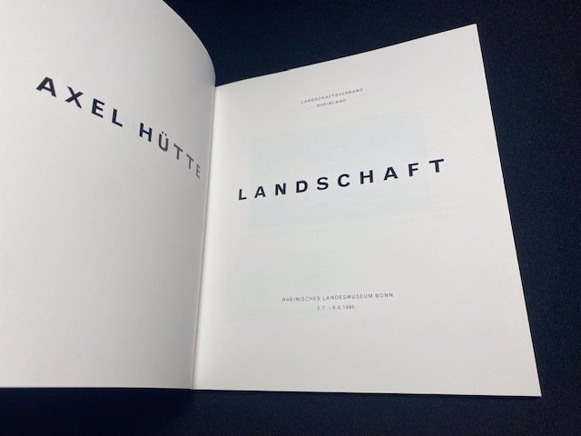 Axel Hütte - Landschaft (MINT CONDITION) - 1995 #4.3