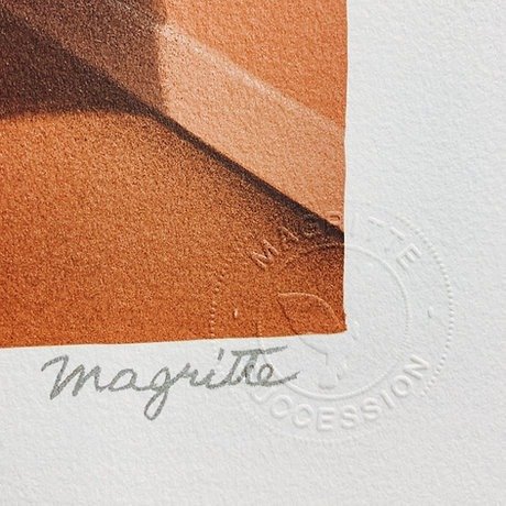 René Magritte (1898-1967) (after) - Le Tombeau des Lutteurs #1.0