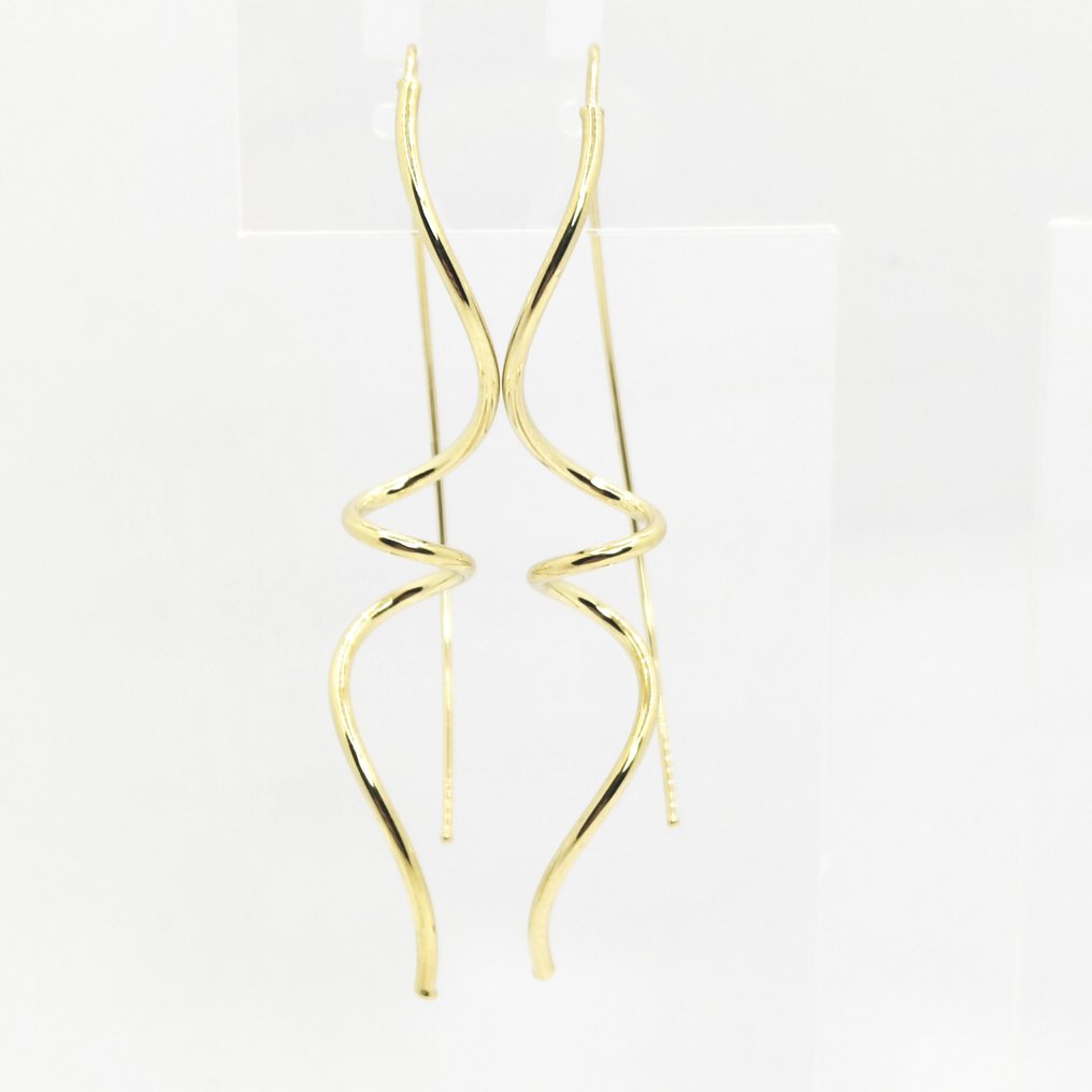 Zonder Minimumprijs - Oorbellen - 18 karaat Geel goud #1.0