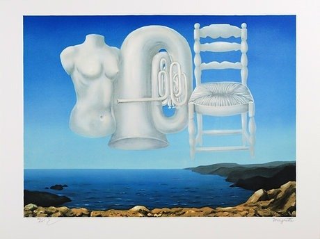 René Magritte (1898-1967), d'après - Le Temps Menaçant #4.3