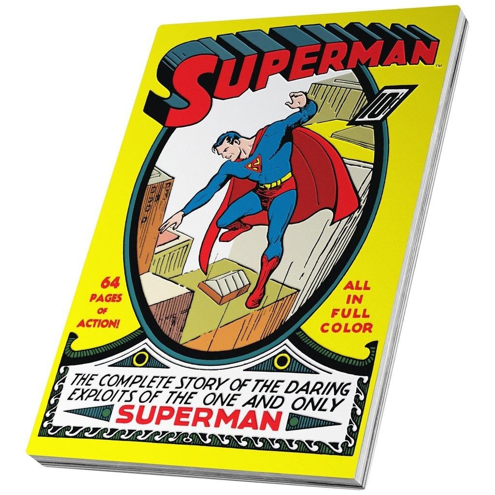 纽埃. 2 Dollars 2022 Action Comix - Superman, 1 Oz (.999) #2.1