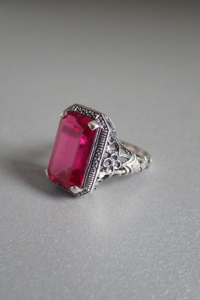 Argint - Inel - Stil Art Nouveau #4.3