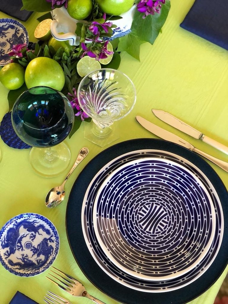 Mantel verde ácido para mesas amplas. - Toalha de mesa  - 270 cm - 180 cm #2.1