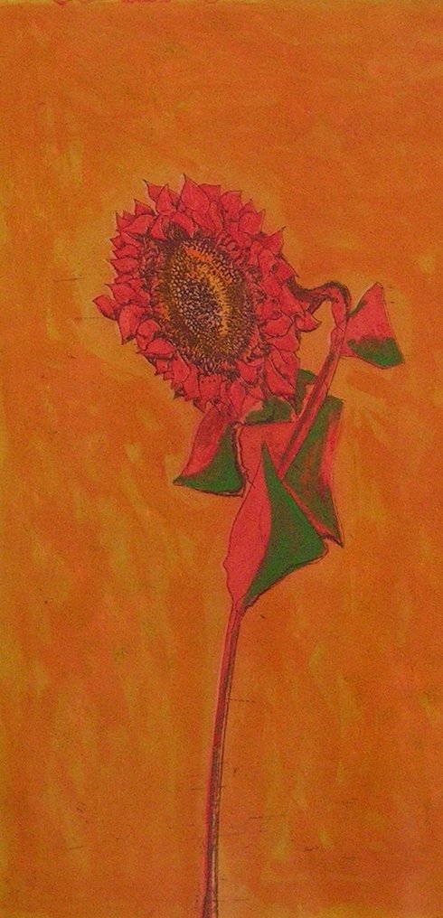 Ermanno Barovero (1956) ( Grande Formato) - Girasoli Ocra XXL #3.2