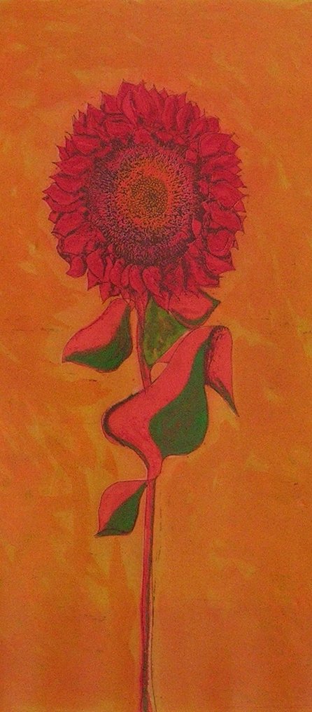 Ermanno Barovero (1956) ( Grande Formato) - Girasoli Ocra XXL #4.3