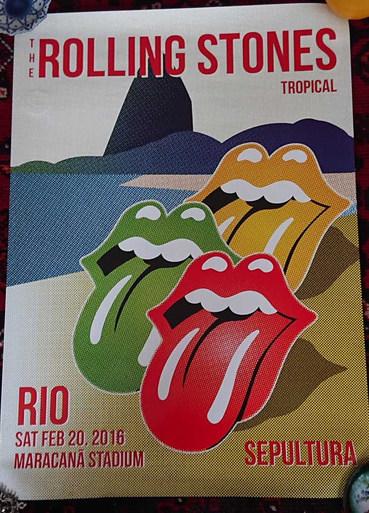 Anonymous - Rolling Stones Gira Olé 2016 Maracanà Brasil - década de 2010 #1.0