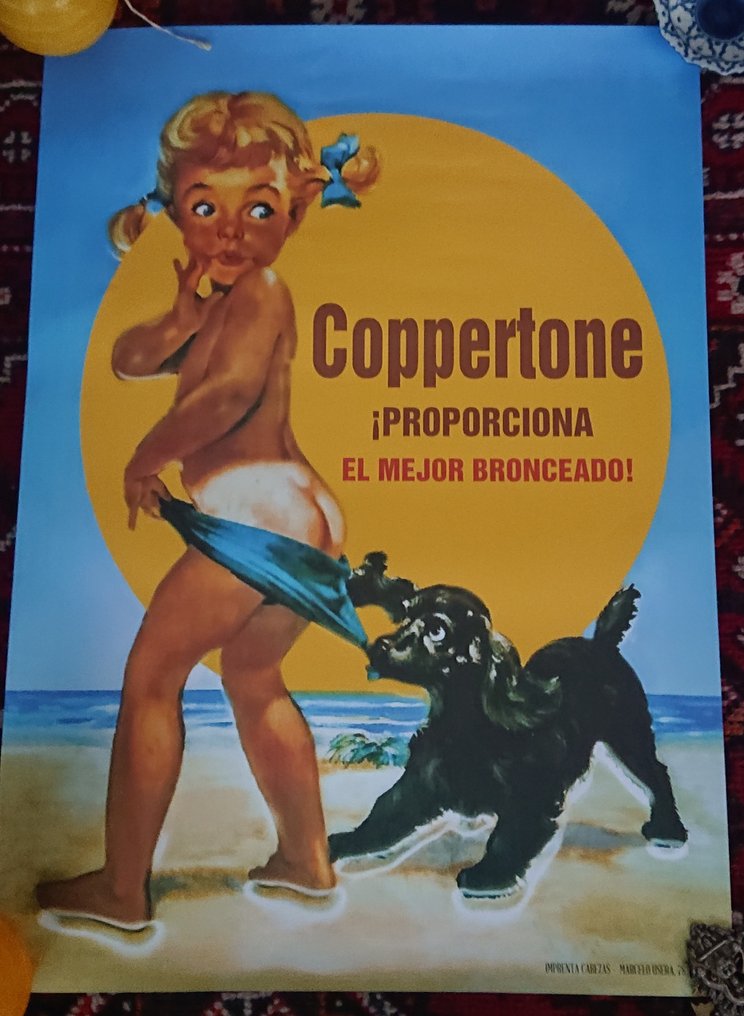 Joyce Ballantyne - Coppertone, el bronceado perfecto, estilo pin-UP, año 1982 #1.0