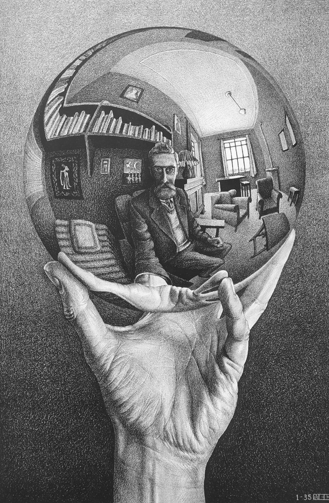 M.C. Escher (1898-1972), (after) - Hand with Reflecting Sphere #1.0