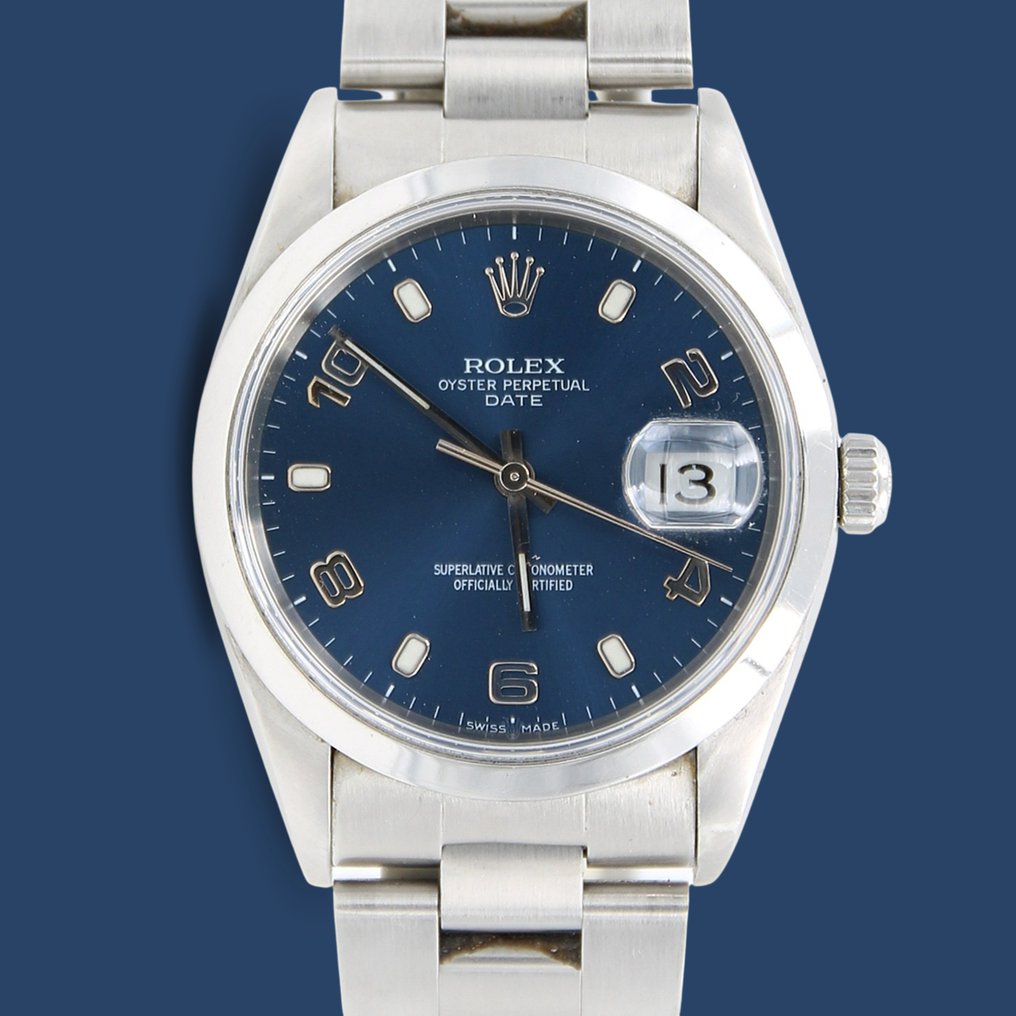 Rolex - Date - Blue Arabic Dial - 15200 - Uniszex - 1990-1999 #1.1