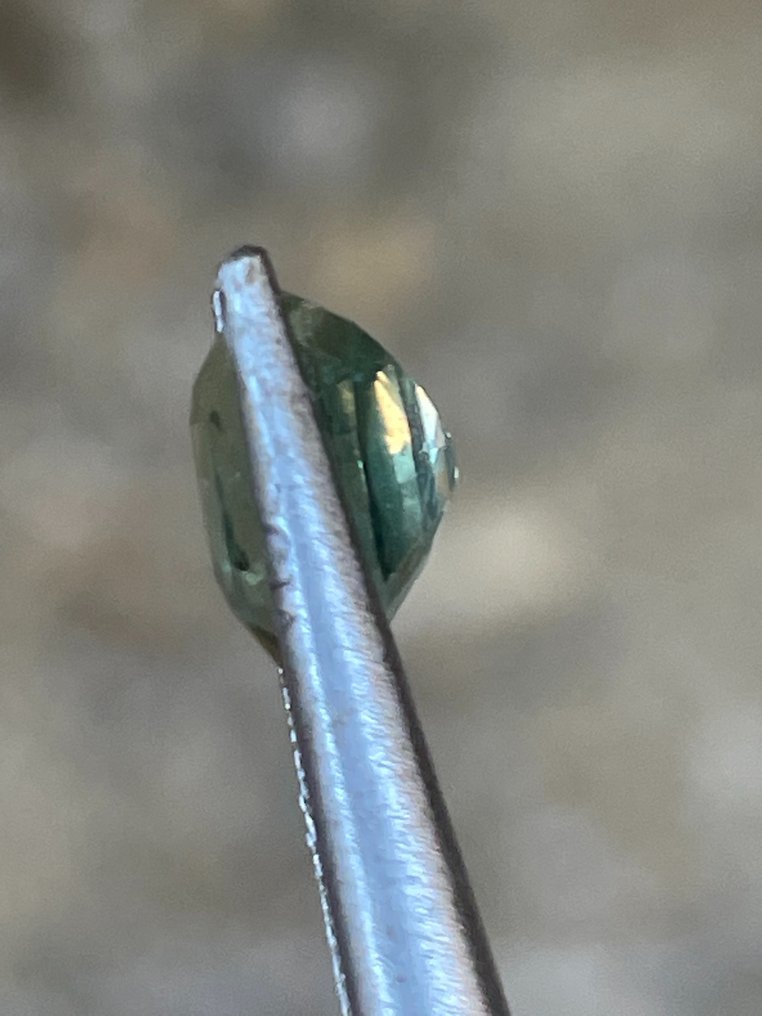 1 pcs 绿色 蓝宝石 - 2.61 ct #4.3