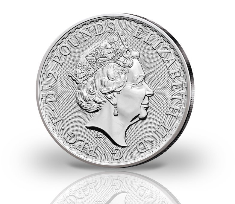 Reino Unido. 2 Pounds 2023 Britannia. Coloured 1 oz (.999) (Sem preço de reserva) #1.0