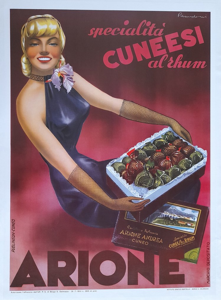 Prandoni - Arione Cuneo Cioccolata - década de 1980 #1.1